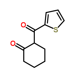 2-(2-Thienylcarbonyl)cyclohexanone Structure
