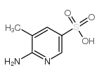 6-amino-5-methylpyridine-3-sulfonic acid structure