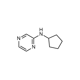 N-cyclopentylpyrazin-2-amine Structure