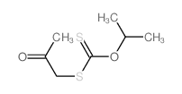 1-propan-2-yloxycarbothioylsulfanylpropan-2-one Structure