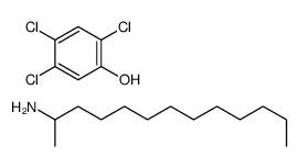 2,4,5-trichlorophenol,tridecan-2-amine Structure