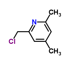 2-(Chloromethyl)-4,6-dimethylpyridine structure