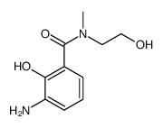 3-Amino-2-hydroxy-N-(2-hydroxyethyl)-N-methylbenzamide结构式