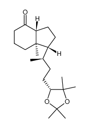 (24R)-de-A,B-24,25-dihydroxycholestan-8-one cyclic 24,25-(1-methylethylidene acetal) Structure