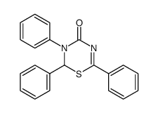 2,3,6-triphenyl-2,3-dihydro-1,3,5-thiadiazin-4-one结构式