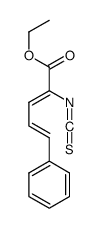 ethyl 2-isothiocyanato-5-phenylpenta-2,4-dienoate结构式