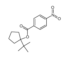 1-tert.-Butyl-1-cyclopentyl-p-nitrobenzoat Structure