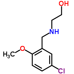 2-((5-CHLORO-2-METHOXYBENZYL)AMINO)ETHANOL结构式