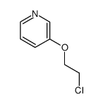 2-chloro-1-(pyridin-3-yloxy)ethane结构式