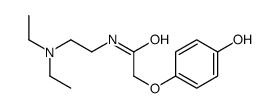 N-[2-(diethylamino)ethyl]-2-(4-hydroxyphenoxy)acetamide Structure