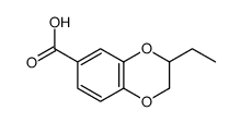 1,4-Benzodioxin-6-carboxylicacid,3-ethyl-2,3-dihydro-(9CI)结构式