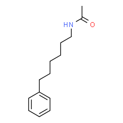 N-(6-Phenylhexyl)acetamide结构式