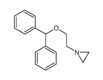 1-(2-benzhydryloxyethyl)aziridine结构式