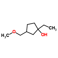 Cyclopentanol, 1-ethyl-3-(methoxymethyl)- (9CI)结构式