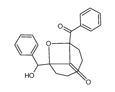 7-benzoyl-1-[hydroxy(phenyl)methyl]-8-oxabicyclo[5.1.1]nonan-9-one结构式