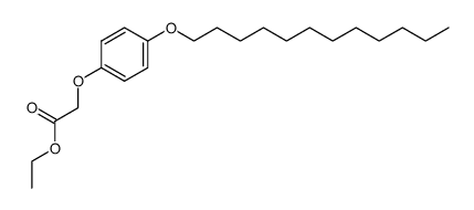 ethyl 2-(4-(dodecyloxy)phenoxy)acetate结构式