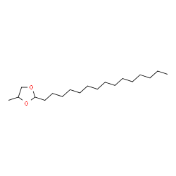 4-Methyl-2-pentadecyl-1,3-dioxolane structure