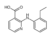 2-(2-ethylanilino)pyridine-3-carboxylic acid结构式