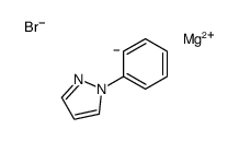 magnesium,1-phenylpyrazole,bromide Structure