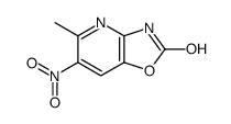 5-methyl-6-nitro-3H-[1,3]oxazolo[4,5-b]pyridin-2-one结构式