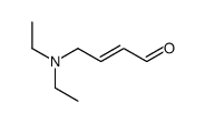 4-(diethylamino)but-2-enal Structure