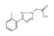 [5-(2-chlorophenyl)-2H-tetrazol-2-yl]acetic acid Structure