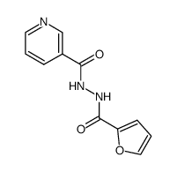 N-(furan-2-carbonyl)-N'-nicotinoyl-hydrazine结构式