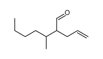 3-methyl-2-prop-2-enylheptanal Structure