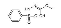 methyl N-(benzenesulfonamido)carbamate结构式
