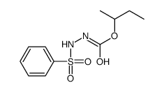 butan-2-yl N-(benzenesulfonamido)carbamate Structure