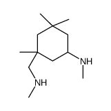 N,3,3,5-tetramethyl-5-(methylaminomethyl)cyclohexan-1-amine结构式