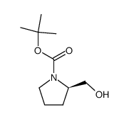 tert-butyl (2R)-2-(hydroxymethyl)-1-pyrrolidinecarboxylate Structure