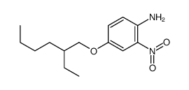 4-(2-ethylhexoxy)-2-nitroaniline结构式