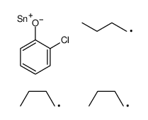 tributyl-(2-chlorophenoxy)stannane结构式