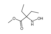 Butanoic acid, 2-ethyl-2-(hydroxyamino)-, methyl ester (9CI) picture