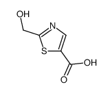 5-Thiazolecarboxylic acid, 2-(hydroxymethyl)- (9CI)结构式