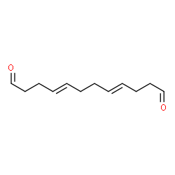 (4E,8E)-dodeca-4,8-dienedial Structure