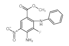 Methyl 4-amino-3-fluoro-5-nitro-2-(phenylamino)benzoate picture
