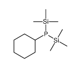 cyclohexyl-bis(trimethylsilyl)phosphane结构式