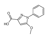 5-methoxy-1-phenyl-1H-Pyrazole-3-carboxylic acid结构式