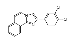 2-(3,4-dichlorophenyl)imidazo[2,1-a]isoquinoline Structure