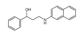 3-(Naphthalen-2-ylamino)-1-phenyl-propan-1-ol Structure
