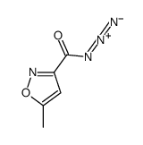 5-methyl-1,2-oxazole-3-carbonyl azide结构式