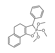 2,2,2-trimethoxy-3-phenyl-2,3,4,5-tetrahydro-2λ5-naphtho[2,1-d][1,2]oxaphosphole结构式