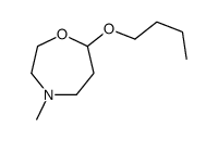 7-butoxy-4-methyl-1,4-oxazepane Structure