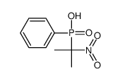 2-nitropropan-2-yl(phenyl)phosphinic acid结构式