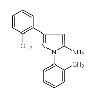 1,3-bis(2-methylphenyl)-1h-pyrazol-5-amine结构式