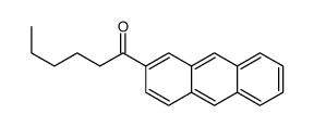 1-anthracen-2-ylhexan-1-one结构式