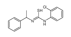 1-(2-chlorophenyl)-3-(1-phenylethyl)thiourea Structure