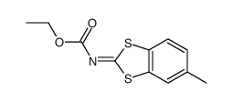 ethyl N-(5-methyl-1,3-benzodithiol-2-ylidene)carbamate Structure